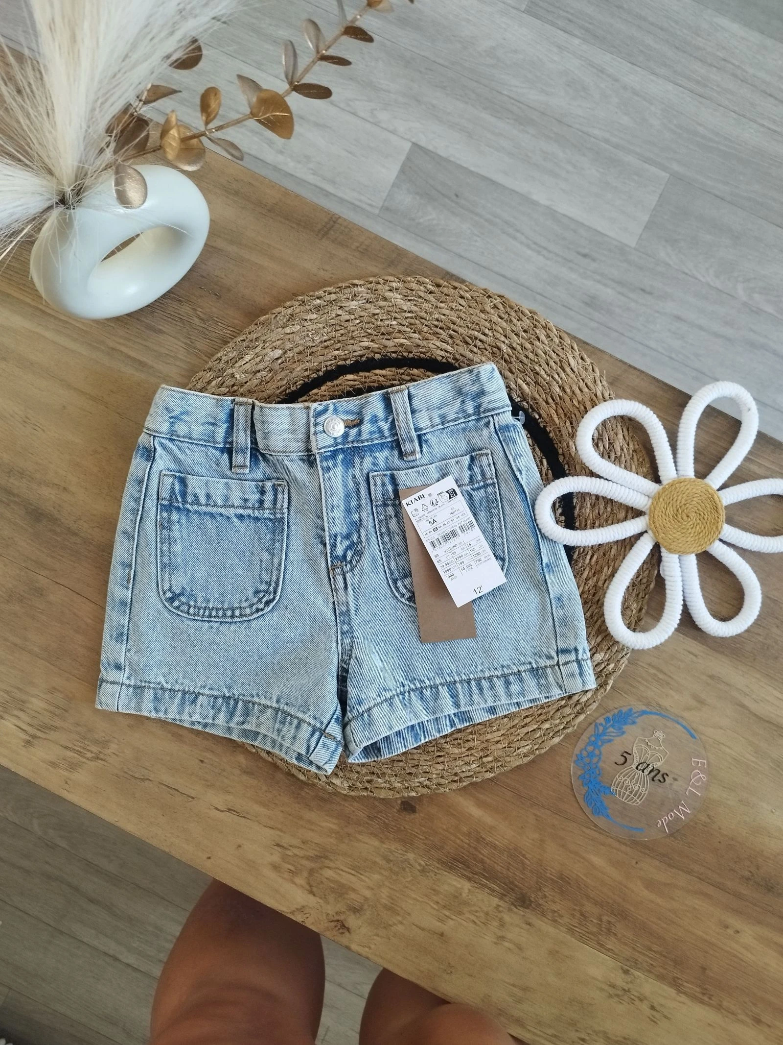 Short en jeans 